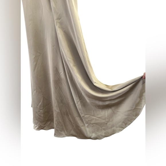 Noir by Lazaro Champaign gold bridal formal dress - Picture 5 of 9